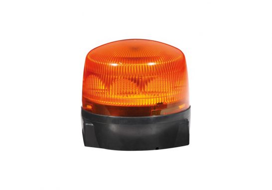 AUTOUTLET 2PCS Gyrophare LED Rotatif Orange Feu d'Avertissement